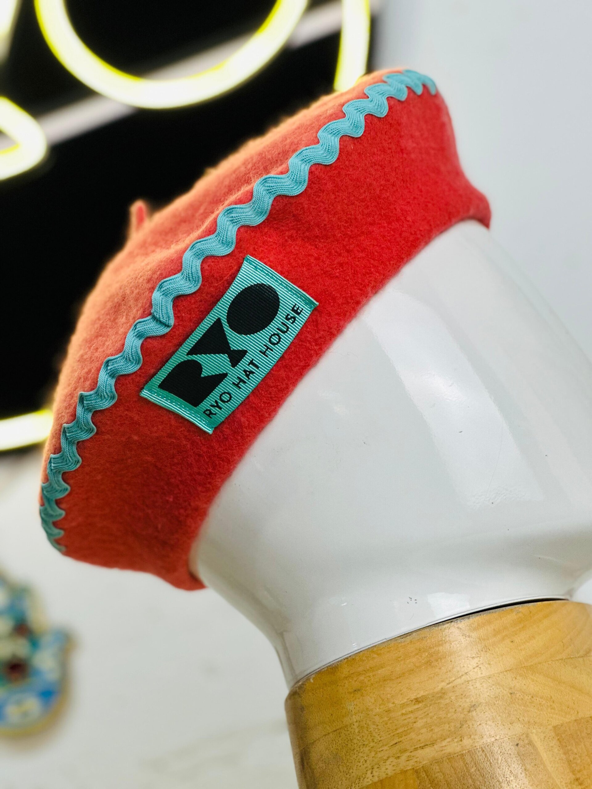 WAVY BERET  - WOOL - 4