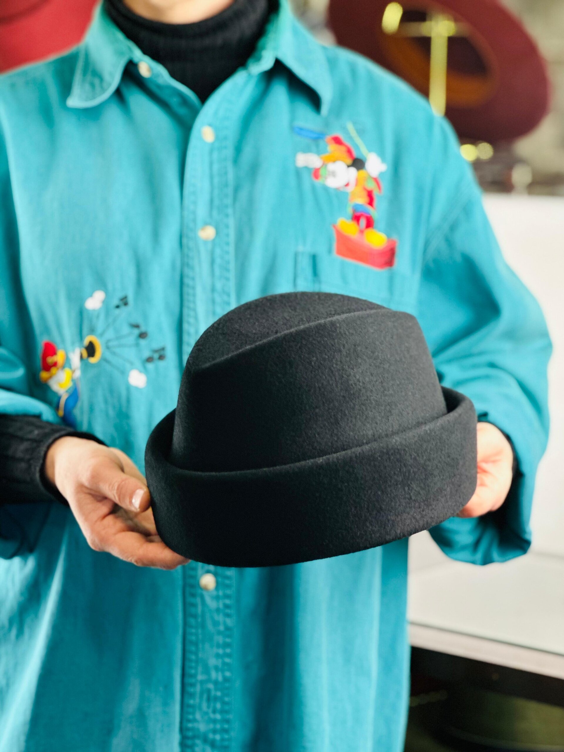 ENVELOPE HAT - WOOL FELT - 4