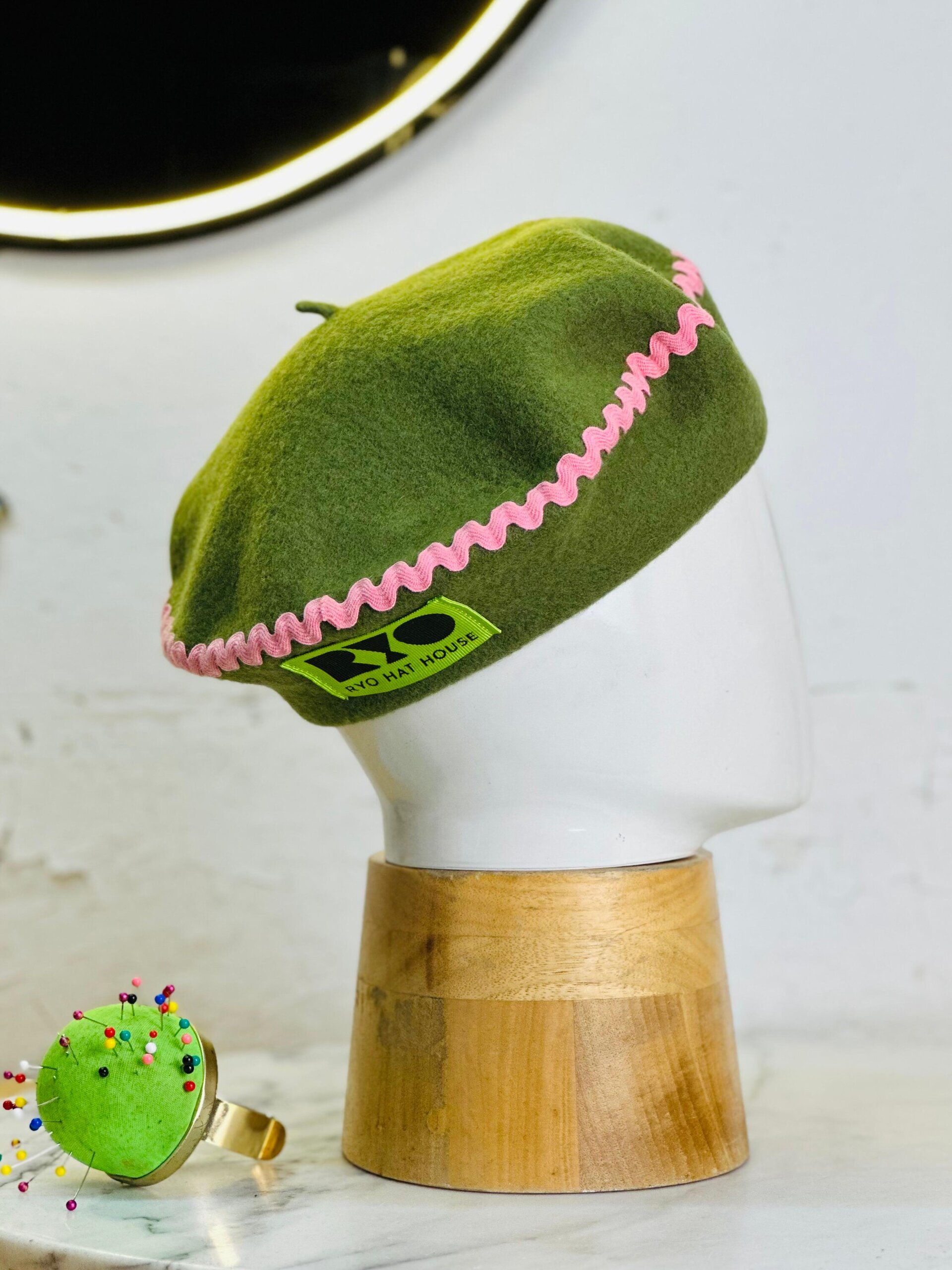 WAVY BERET  - WOOL - 10