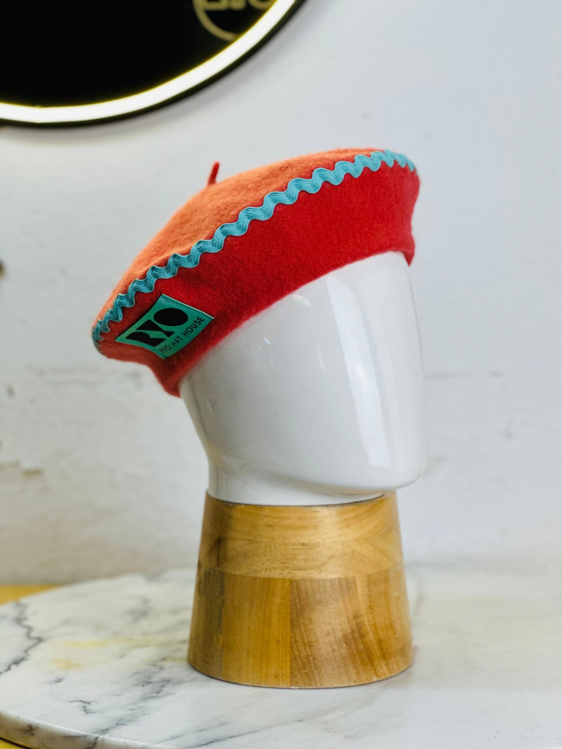 WAVY BERET  - WOOL - 3