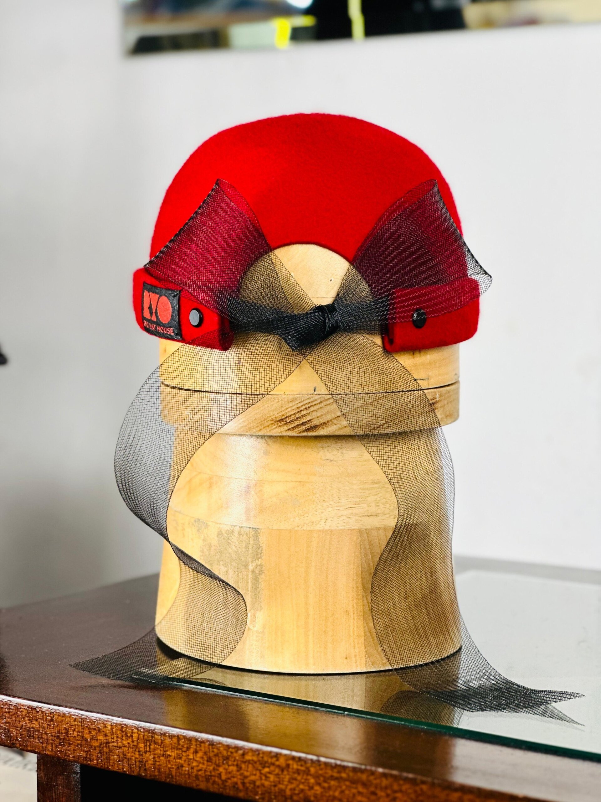 DOCKER BOW - WOOL FELT - Collab [RYO HATS + HXMBRX] - 4