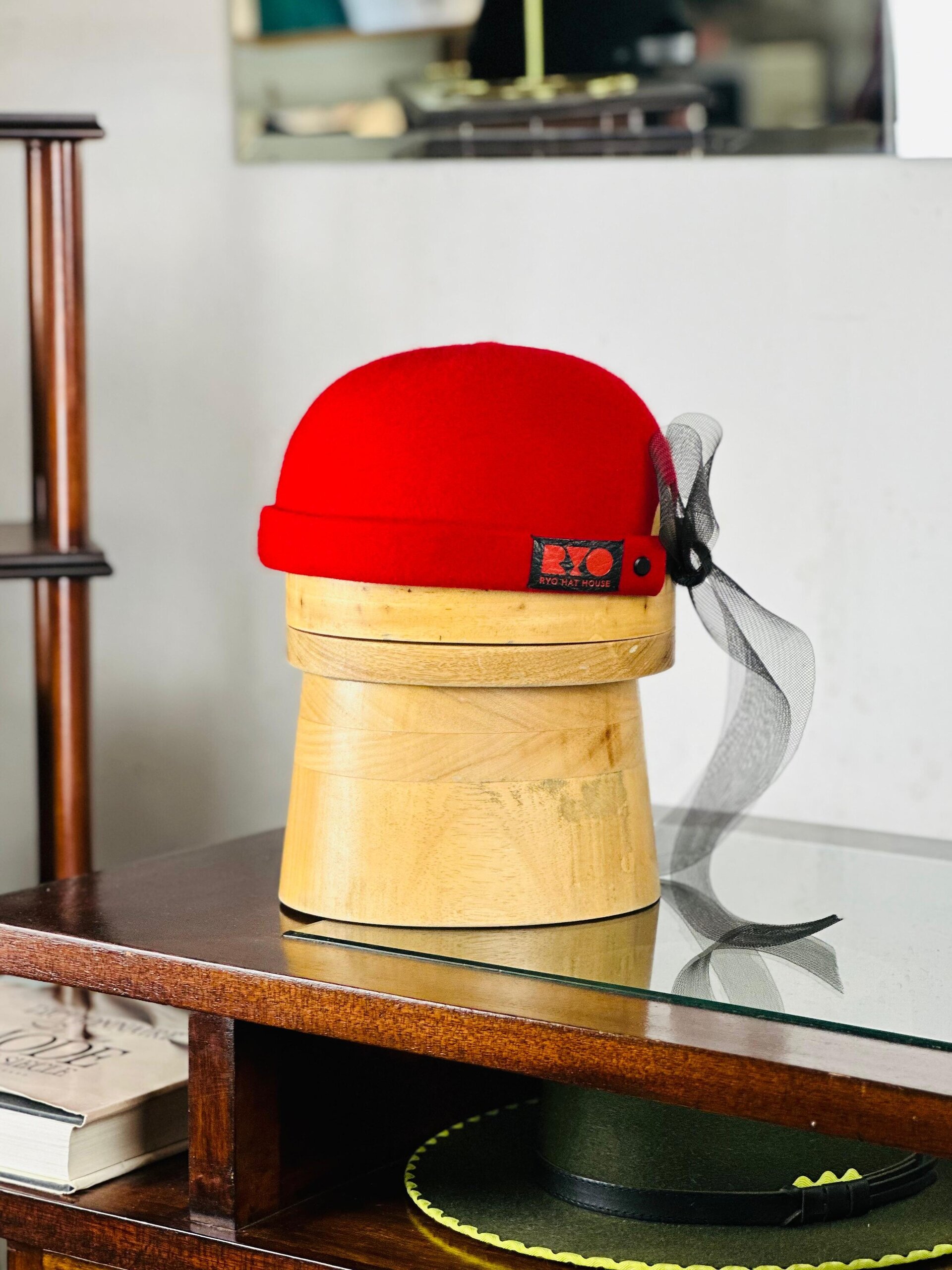 DOCKER BOW - WOOL FELT - Collab [RYO HATS + HXMBRX] - 3