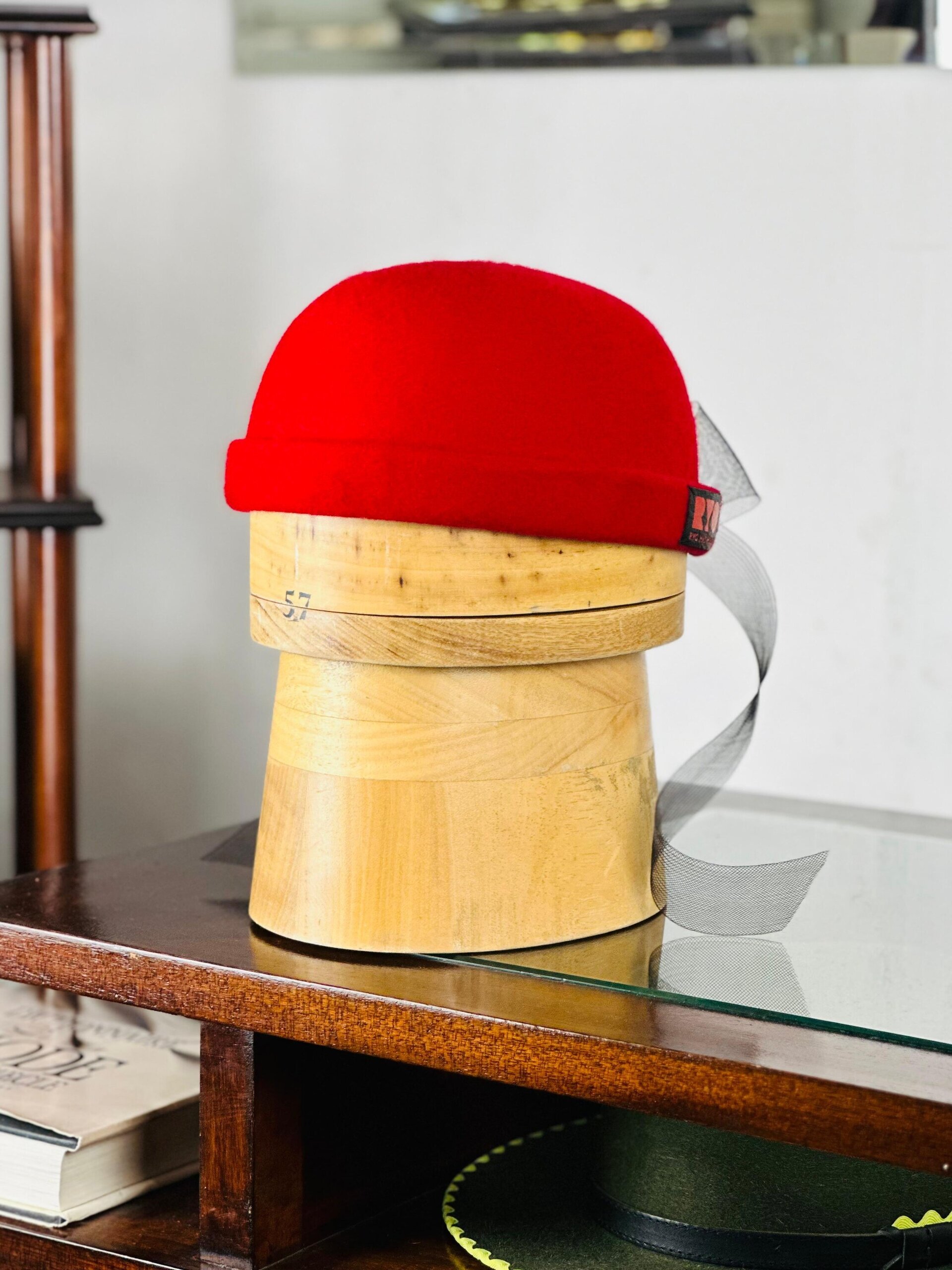 DOCKER BOW - WOOL FELT - Collab [RYO HATS + HXMBRX] - 5