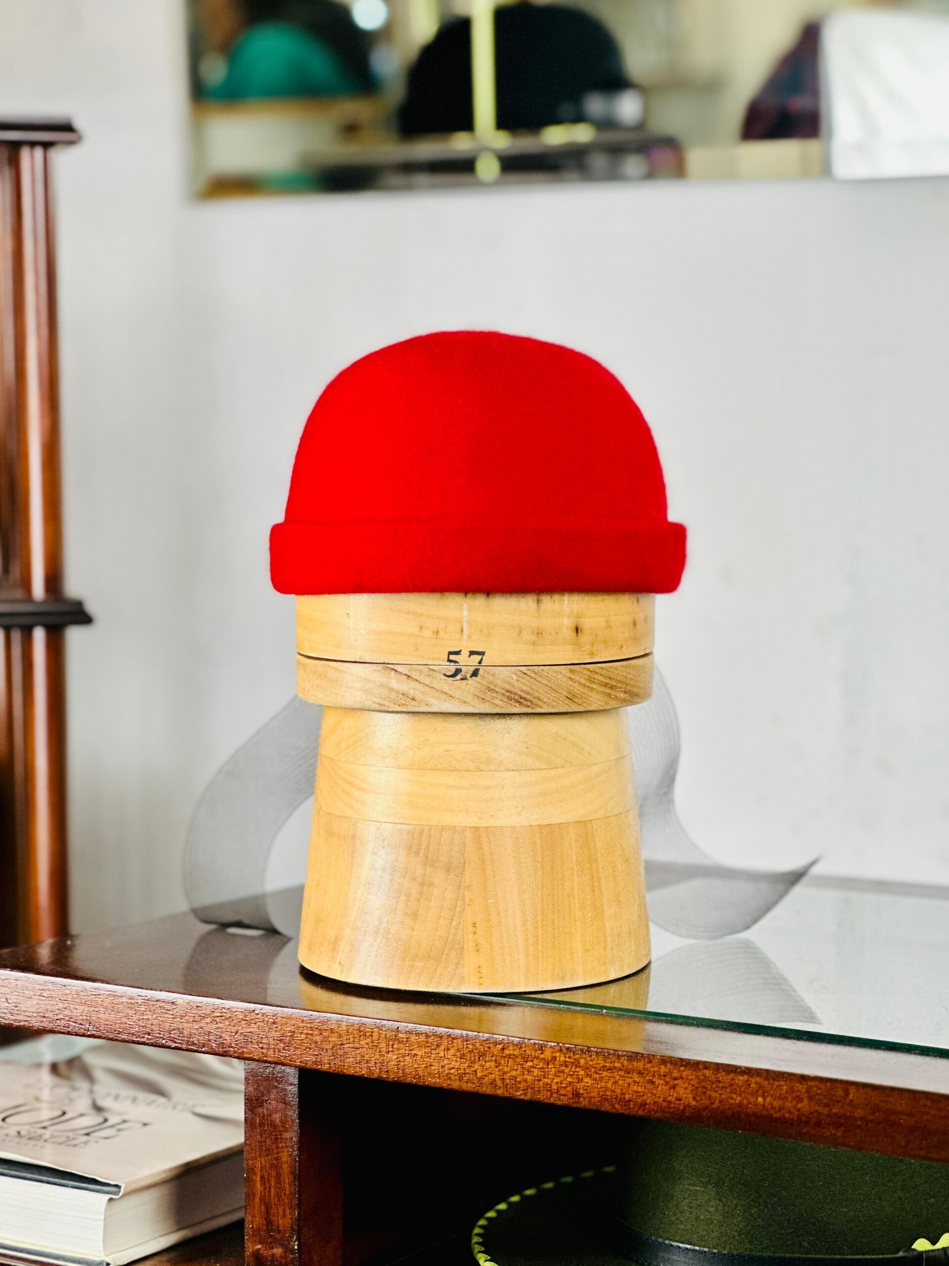 DOCKER BOW - WOOL FELT - Collab [RYO HATS + HXMBRX] - 7