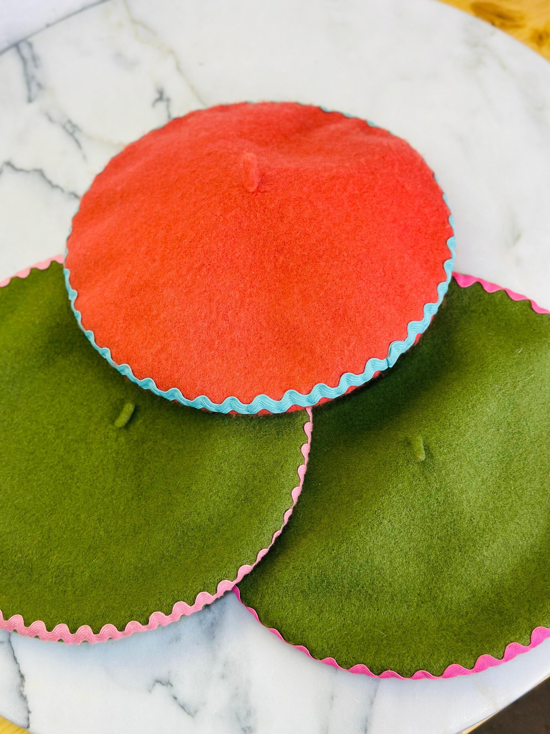 WAVY BERET  - WOOL - 2